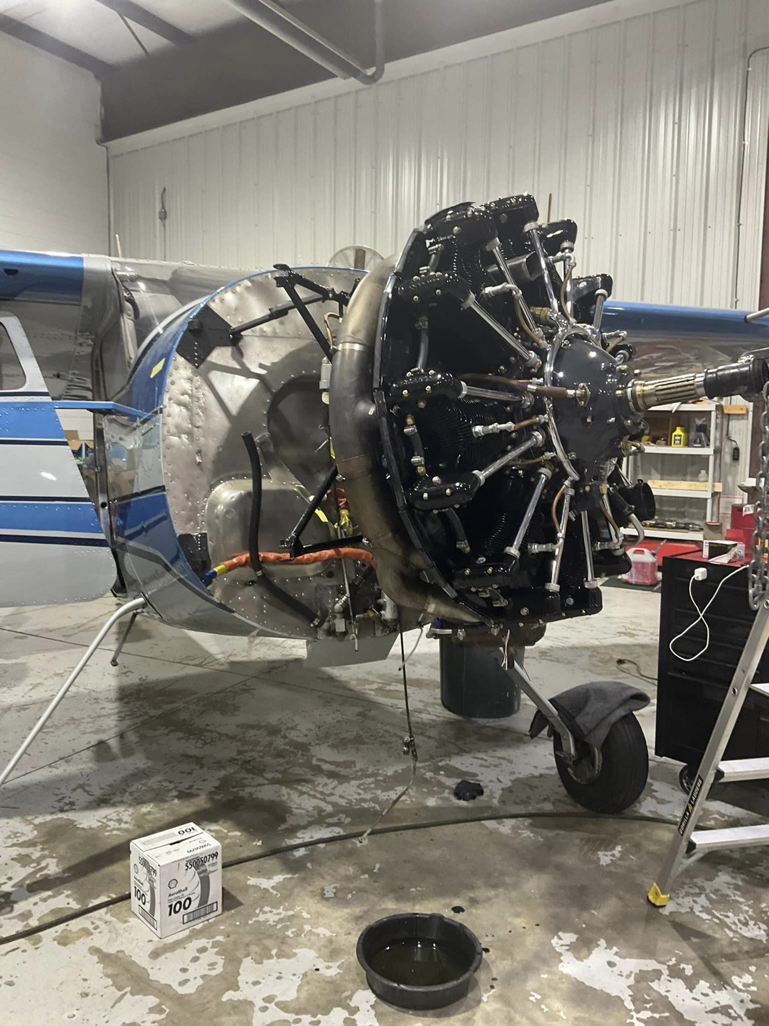 A Cessna 190 getting a new rotary engine upgrade